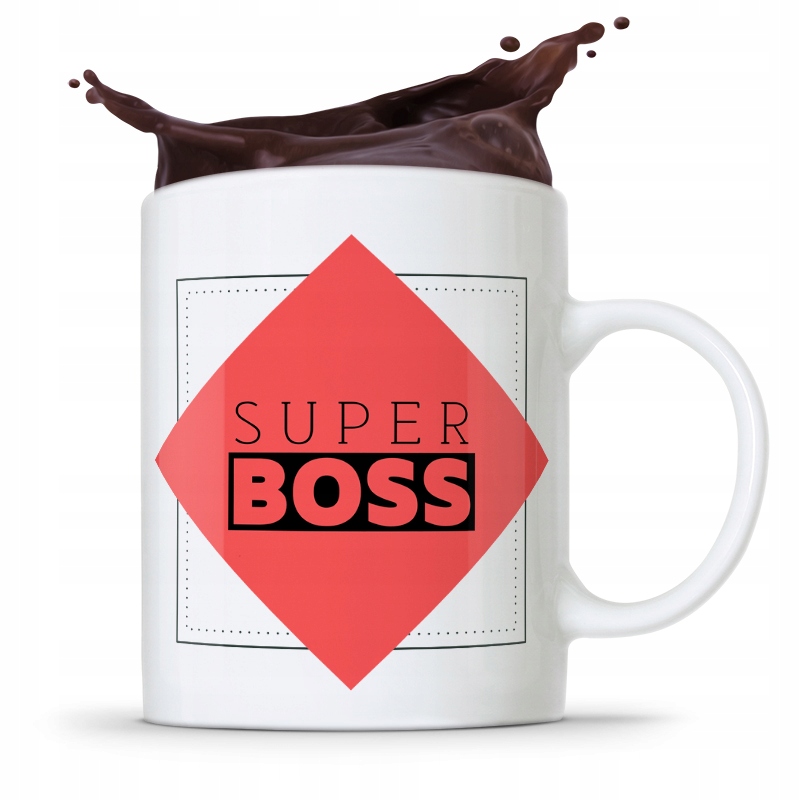 Kubek Prezent Dla Szefa Super Boss Z Nadrukiem Ze Zdjęciem