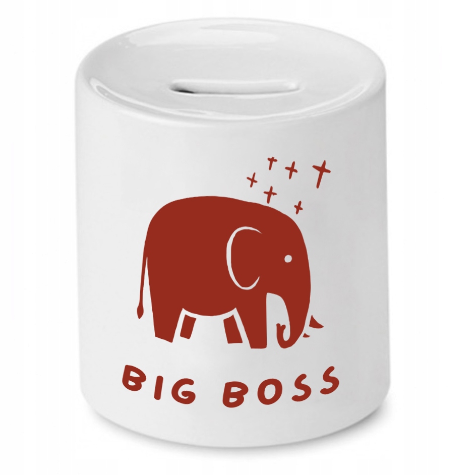 Skarbonka Dla Szefa Szefowa Big Boss Prezent Z Nadrukiem Ze Zdjęciem