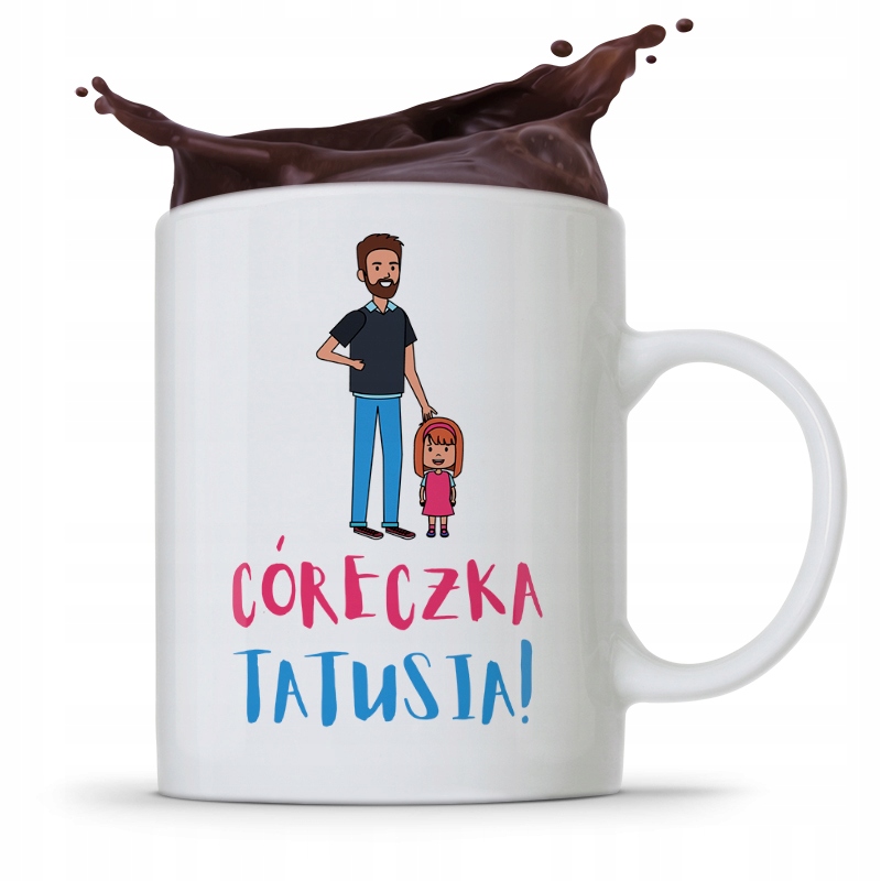 Kubek Prezent Dla Córki Dziecka Córeczka Tatusia Z Nadrukiem Ze Zdjęciem