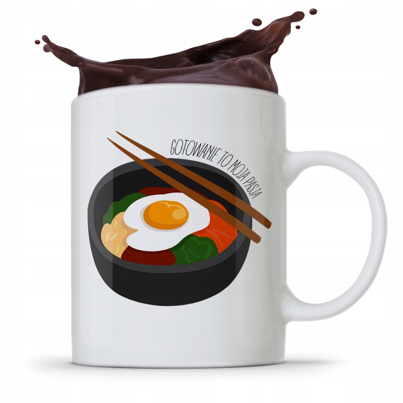 Kubek Prezent Dla Kucharza Gotowanie To Moja Pasja Z Nadrukiem Ze Zdjęciem