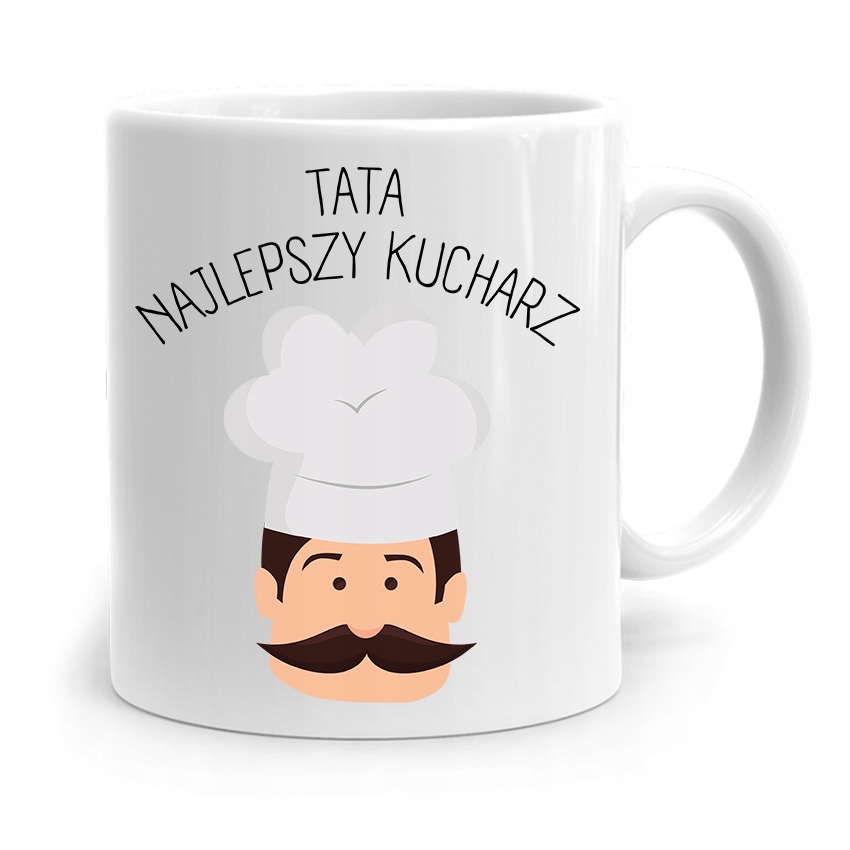 Kubek Na Dzień Ojca Dla Taty Najlepszy Kucharz Z Nadrukiem Ze Zdjęciem