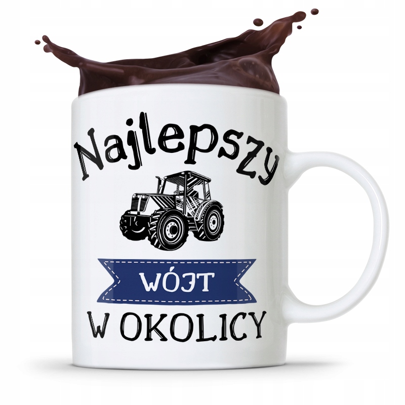 Dla Wójta Kubek Na Prezent Najlepszy W Okolicy Z Nadrukiem Ze Zdjęciem