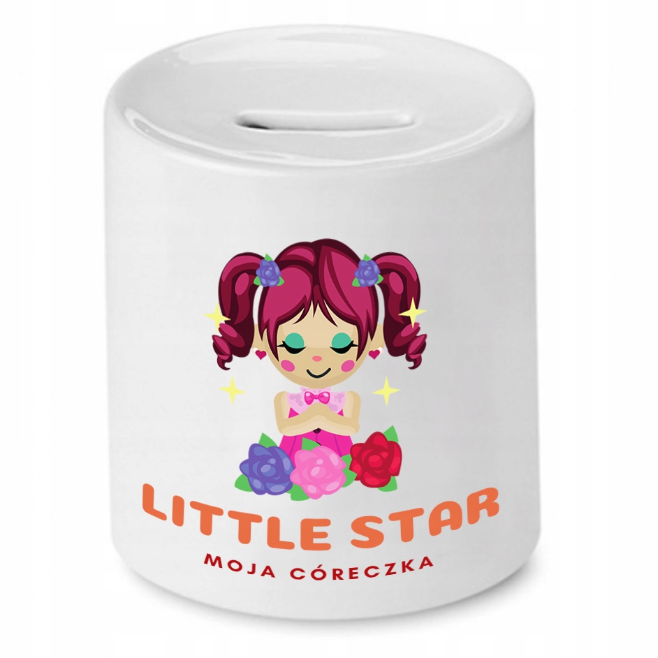 Skarbonka Dla Córki Little Star Moja Córeczka Z Nadrukiem Ze Zdjęciem