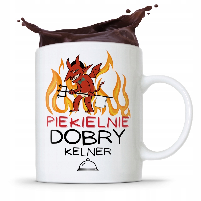 Dla Kelnera Kubek Na Prezent Piekielnie Dobry Z Nadrukiem Ze Zdjęciem