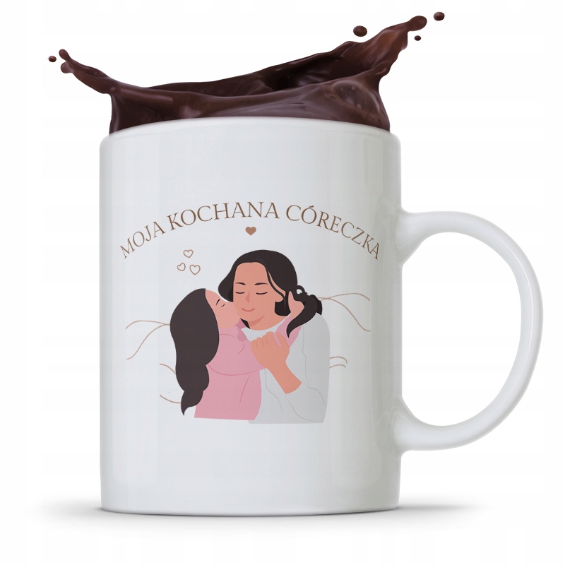 Kubek Prezent Dla Córki Moja Kochana Córeczka Z Nadrukiem Ze Zdjęciem