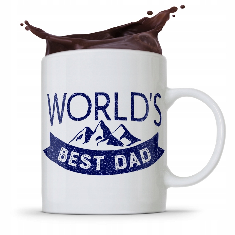 Kubek Na Dzień Ojca Dla Taty Worlds Best Dad Z Nadrukiem Ze Zdjęciem