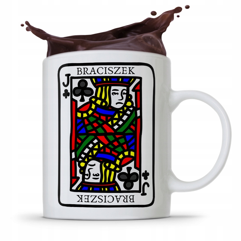 Kubek Prezent Dla Brata Braciszka Karta Z Nadrukiem Ze Zdjęciem