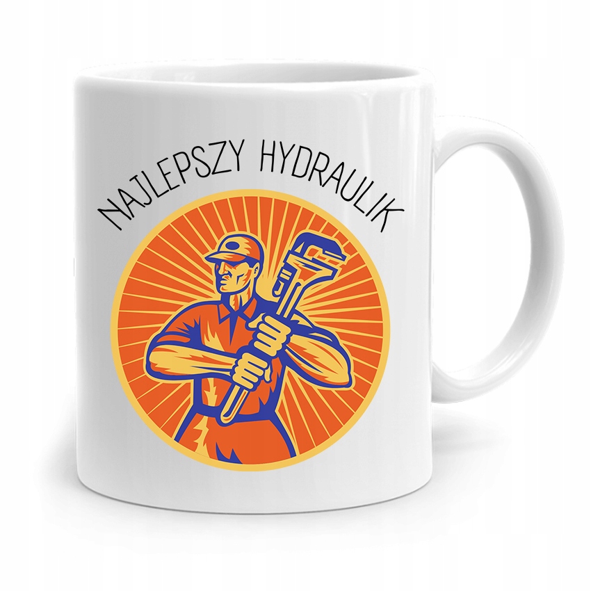 Kubek Prezent Dla Hydraulika Najlepszy Hydraulik Z Nadrukiem Ze Zdjęciem
