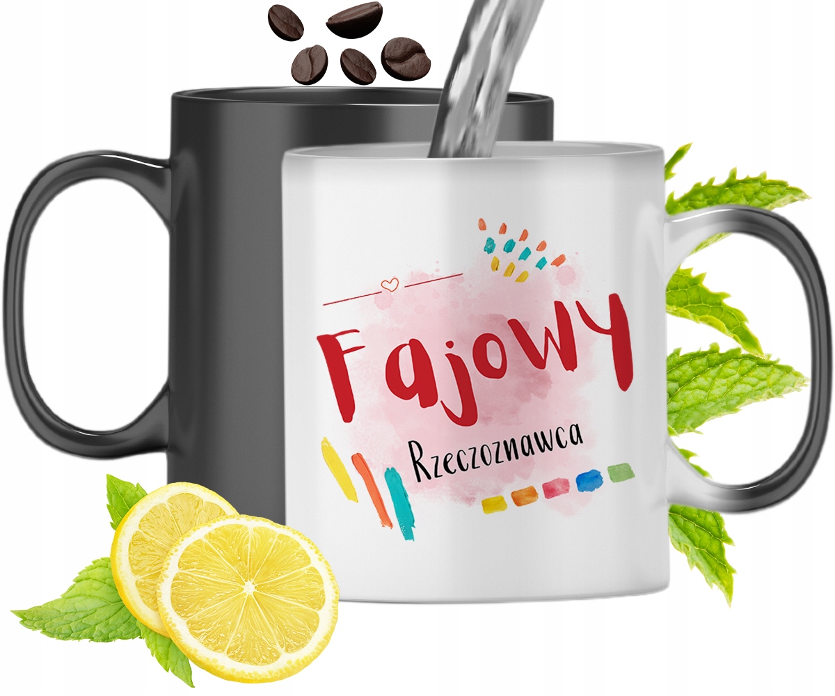 Kubek Magiczny Dla Rzeczoznawcy Zmieniający Kolor Z Nadrukiem Ze Zdjęciem