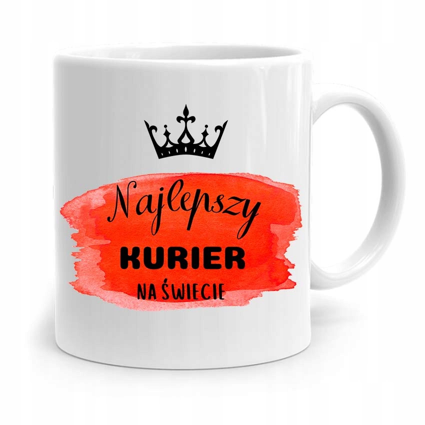 Kubek Prezent Dla Kuriera Najlepszy Na Świecie Z Nadrukiem Ze Zdjęciem