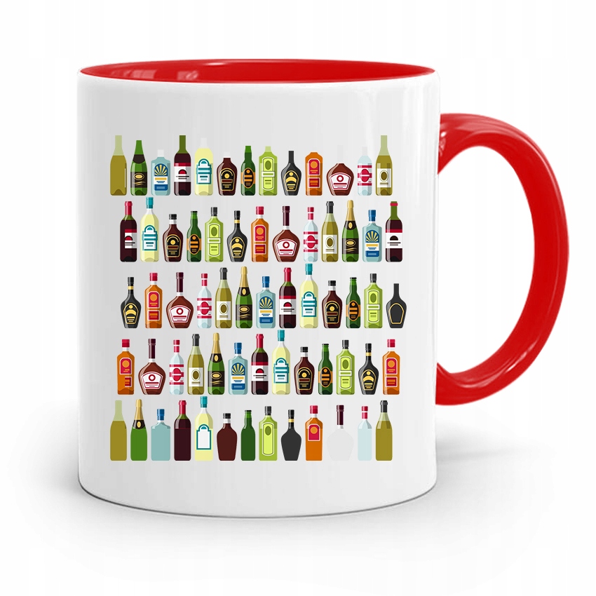 Kubek Czerwony Prezent Dla Barmana Bar Z Nadrukiem Ze Zdjęciem