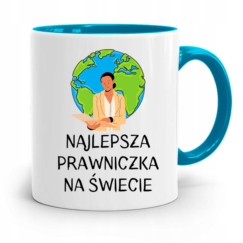 Kubek Błękitny Dla Prawnika Mecenasa Prezent Z Nadrukiem Ze Zdjęciem