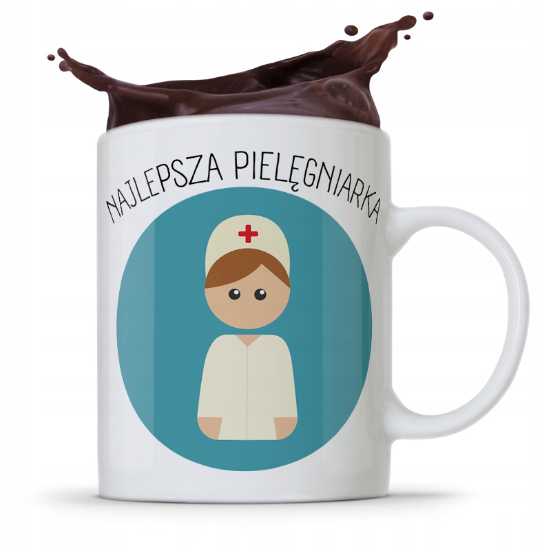 Kubek Prezent Dla Najlepszej Pielęgniarki Z Nadrukiem Ze Zdjęciem