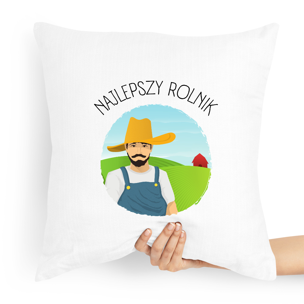 Poduszka Prezent Idealny Dla Rolnika Najlepszy Z Nadrukiem Ze Zdjęciem