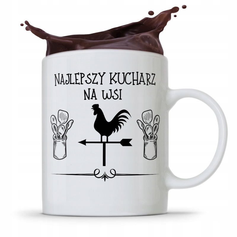 Kubek Dla Najlepszego Kucharza Kucharki Na Wsi Z Nadrukiem Ze Zdjęciem