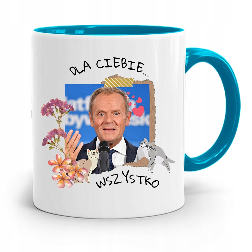 Kubek Błękitny Donald Tusk Po Platforma Prezent