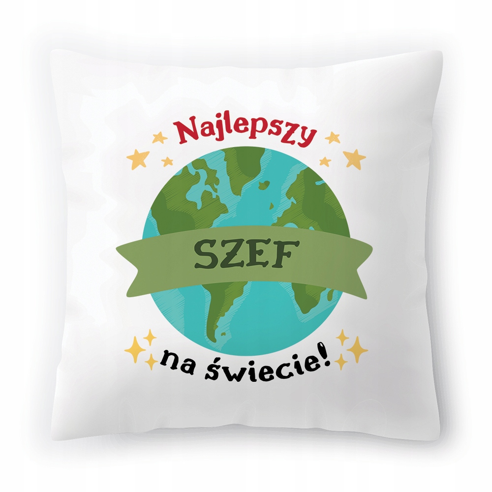 Dla Szefa Poduszka Na Urodziny Na Prezent Z Nadrukiem Ze Zdjęciem