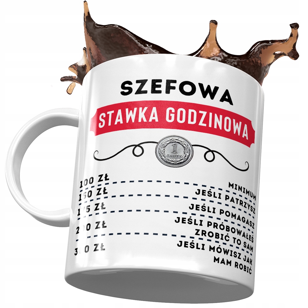 Dla Szefowej Kubek Na Urodziny Na Prezent Z Nadrukiem Ze Zdjęciem