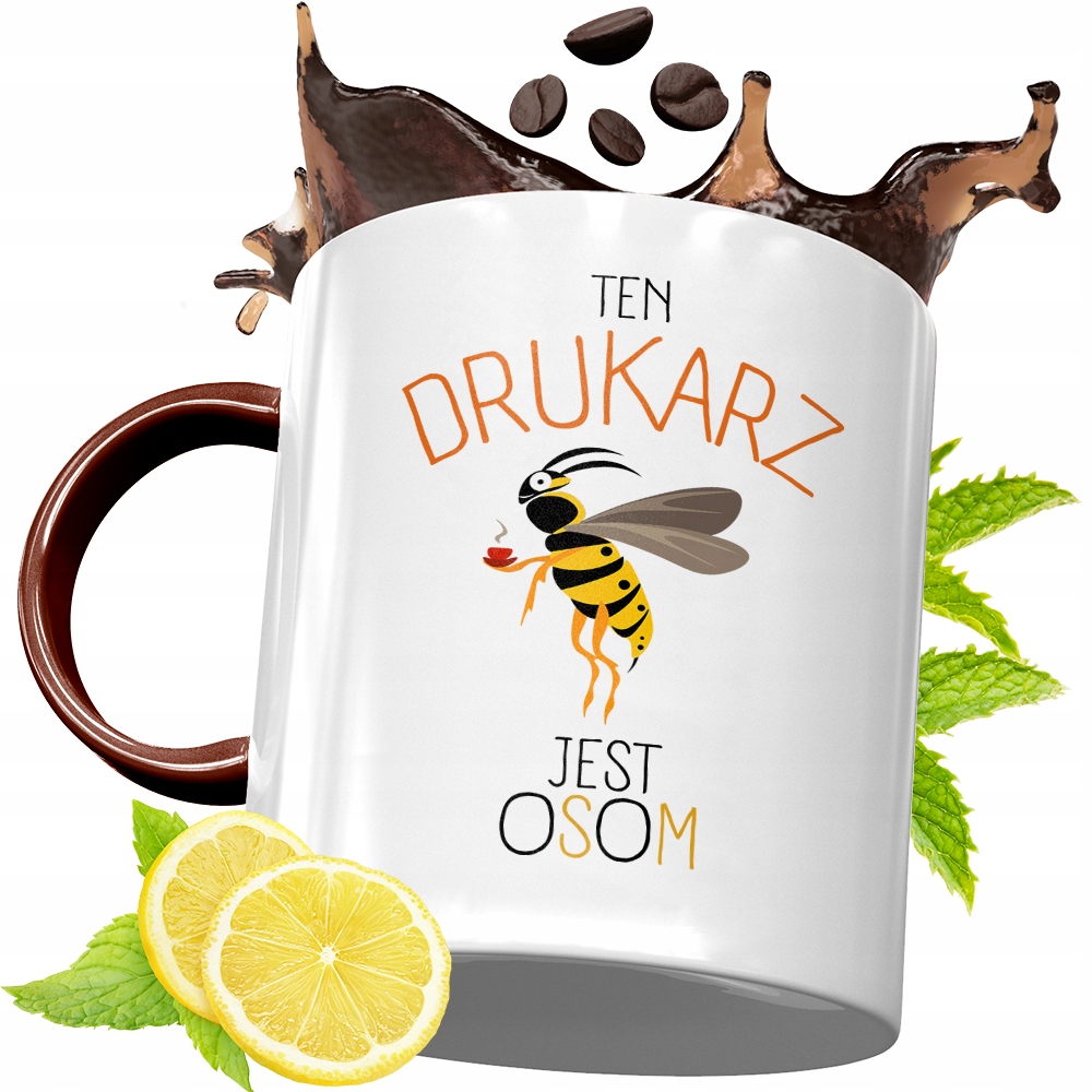 Kubek Bordowy Dla Drukarza Na Urodziny Prezent Z Nadrukiem Ze Zdjęciem