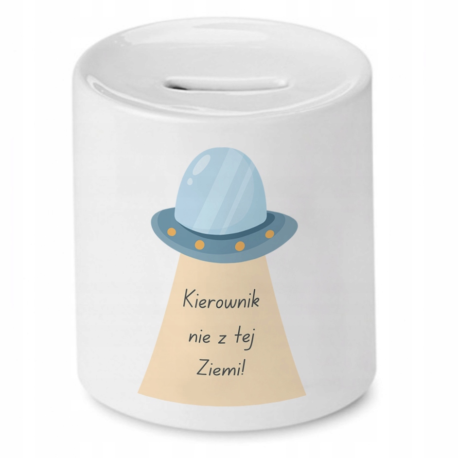 Skarbonka Dla Kierownika Kierownik Nie Z Tej Ziemi Z Nadrukiem Ze Zdjęciem