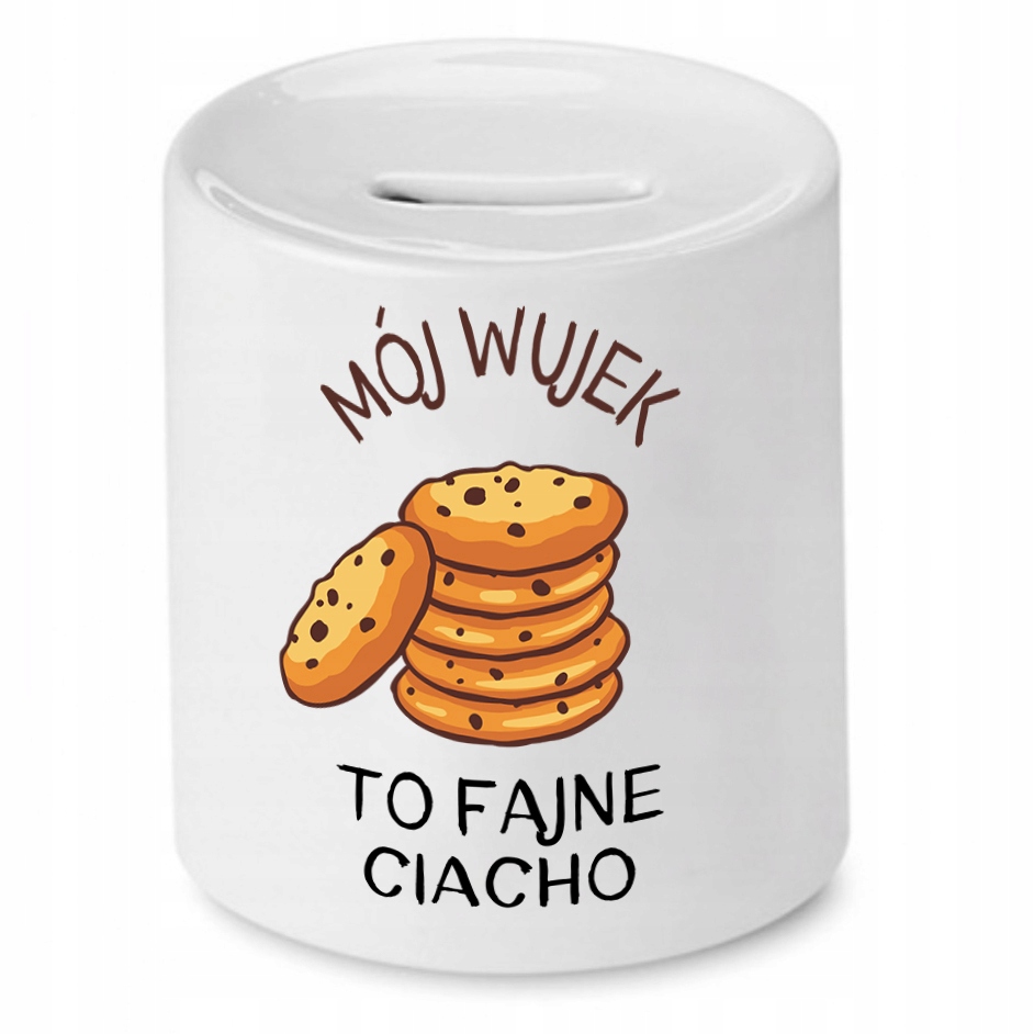 Skarbonka Dla Wujka Mój Wujek To Fajne Ciacho Z Nadrukiem Ze Zdjęciem