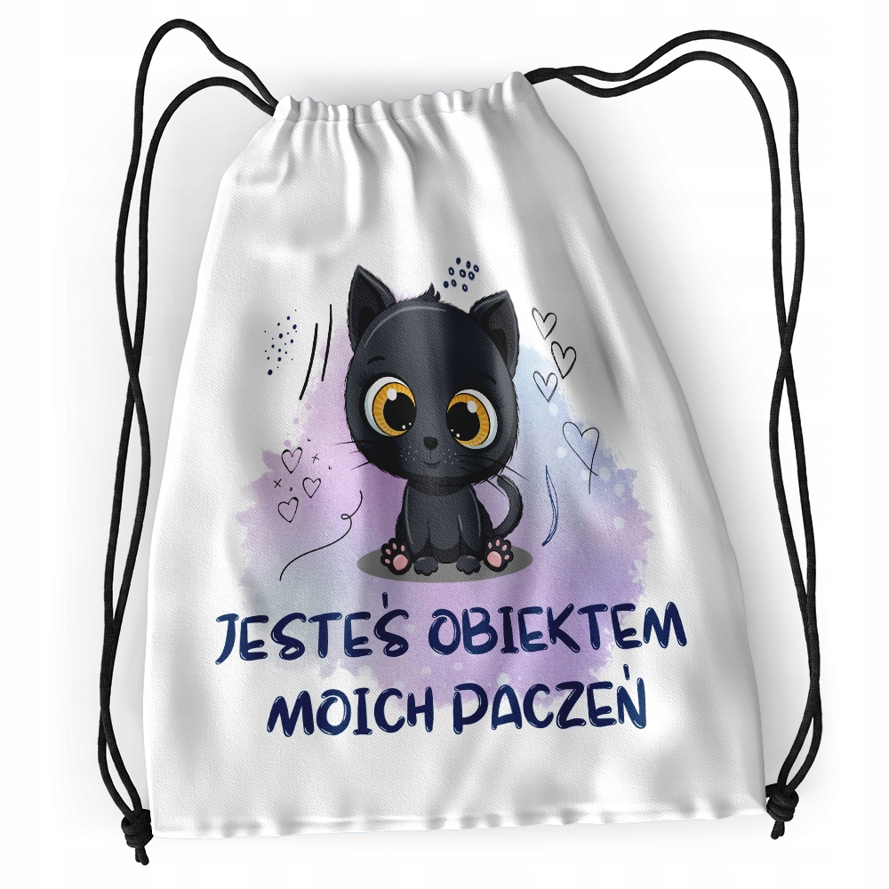 Plecak Kotki Kotek Szkolny Worek Torba Z Nadrukiem Ze Zdjęciem