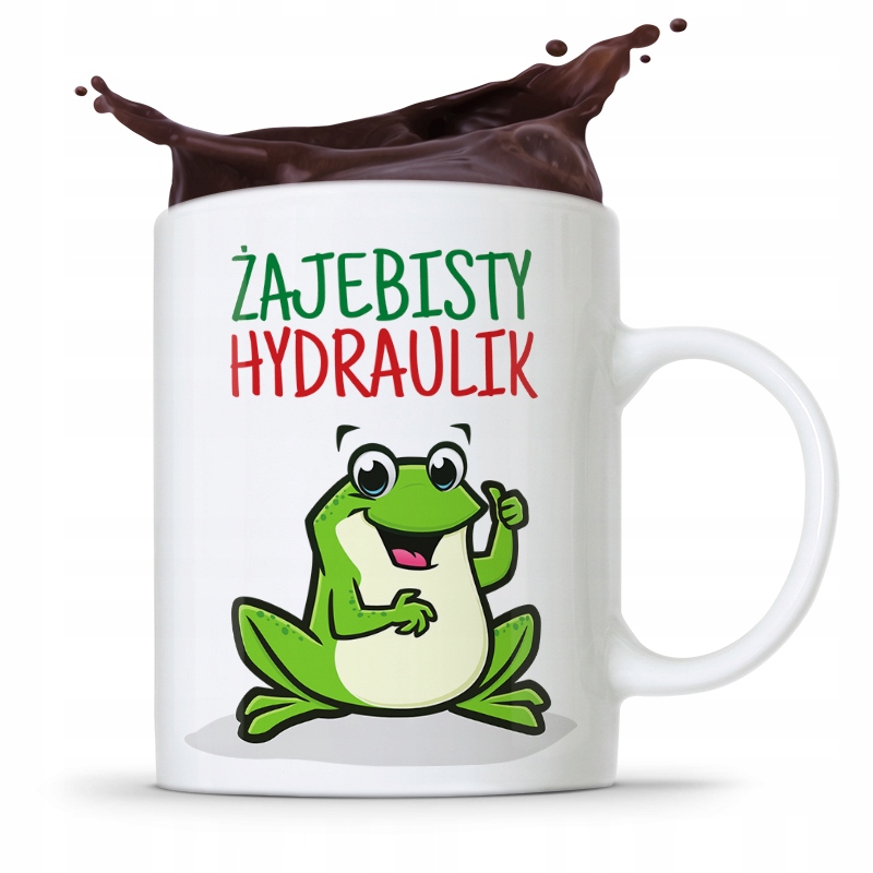 Kubek Prezent Dla Hydraulika Żajebisty Hydraulik Z Nadrukiem Ze Zdjęciem