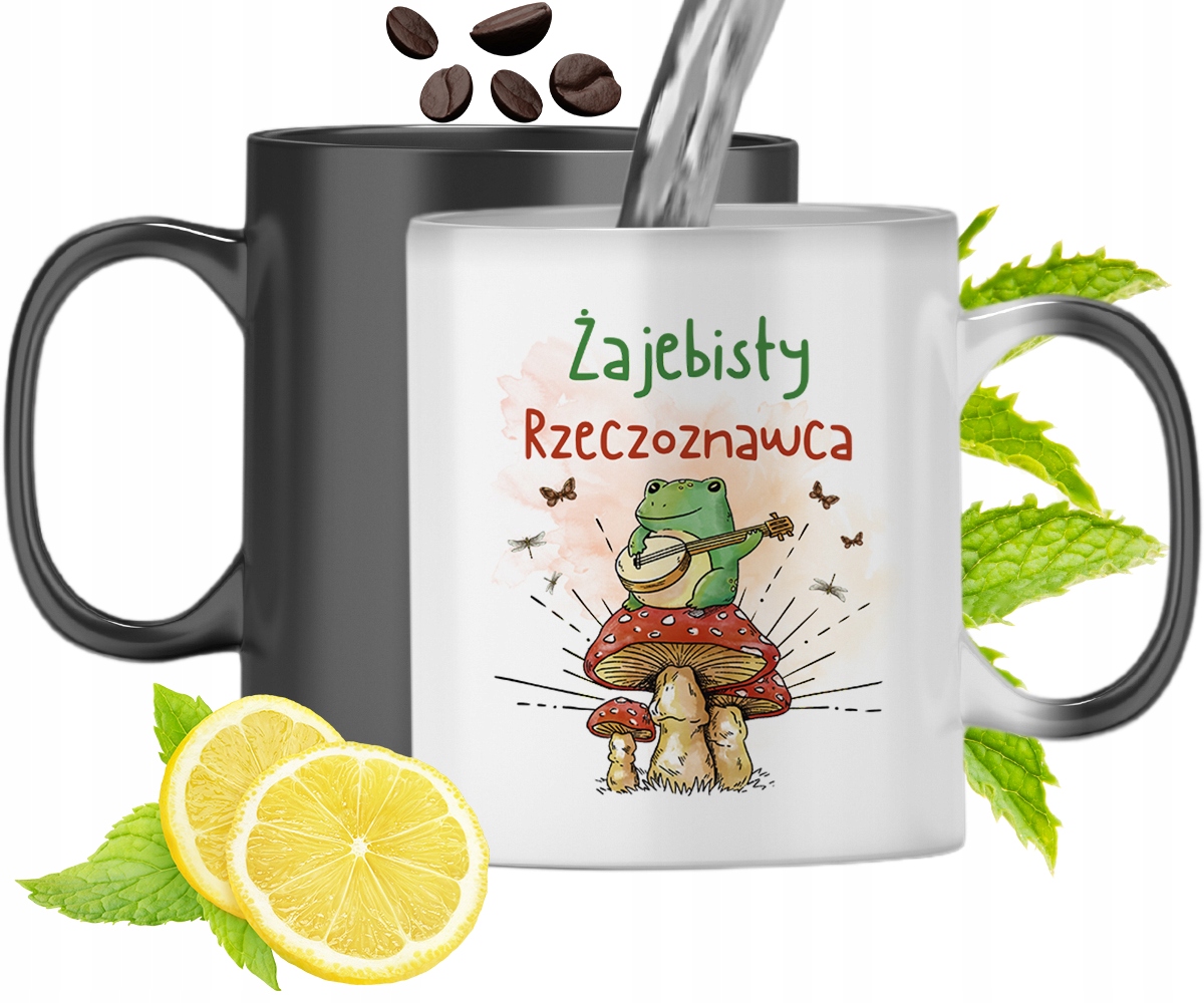 Kubek Magiczny Dla Rzeczoznawcy Zmieniający Kolor Z Nadrukiem Ze Zdjęciem