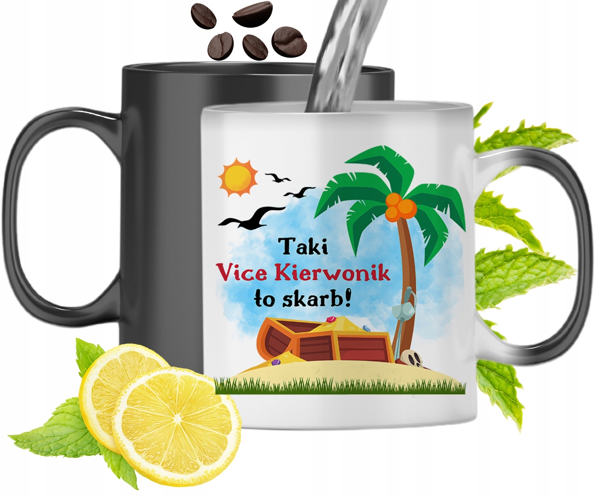 Dla Vice Kierownika Kubek Magiczny Na Prezent Z Nadrukiem Ze Zdjęciem