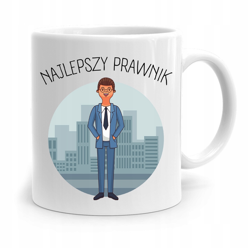 Kubek Dla Prawnika Mecenasa Najlepszy Prawnik Z Nadrukiem Ze Zdjęciem