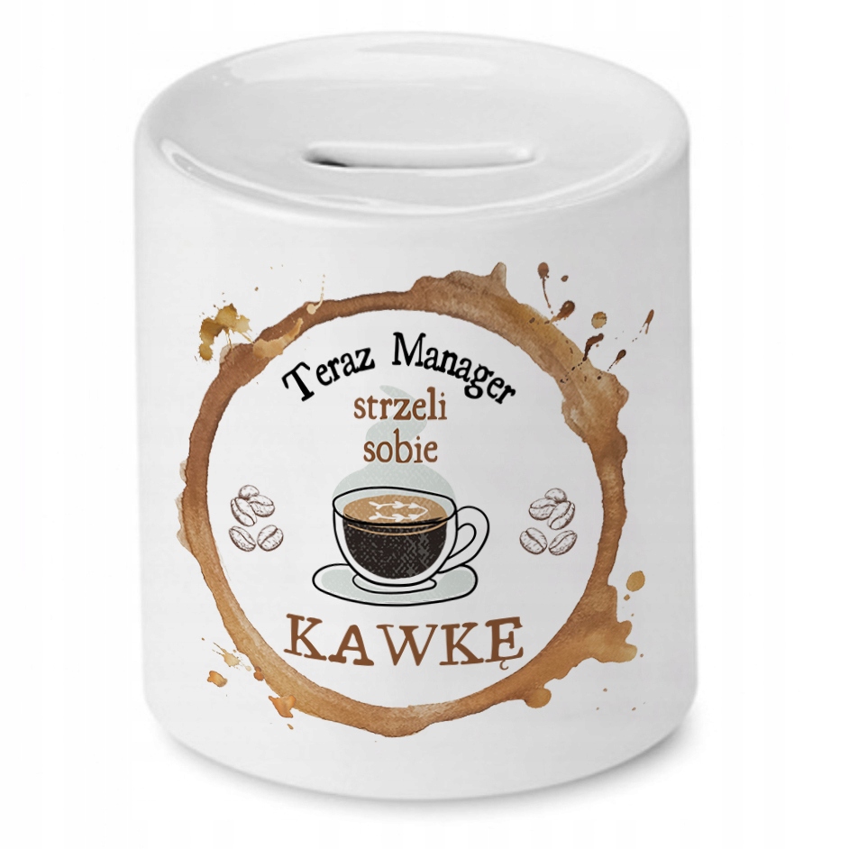 Skarbonka Dla Menagera Na Urodziny Prezent Z Nadrukiem Ze Zdjęciem