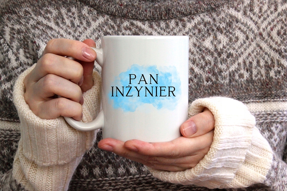 Dla Inżyniera Kubek Czarny Prezent