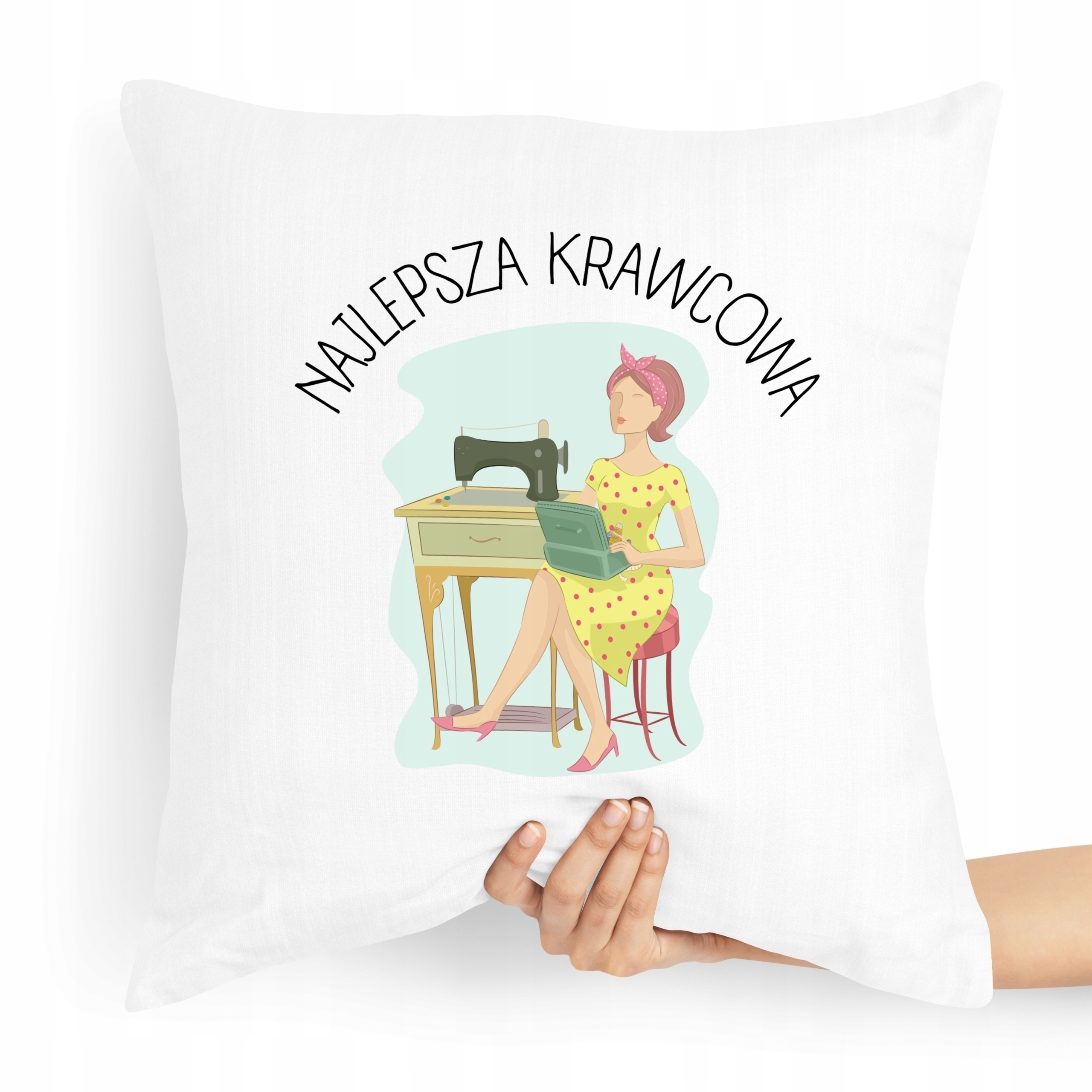 Poduszka Krawcowej Krawca Najlepszy Krawcowa Z Nadrukiem Ze Zdjęciem