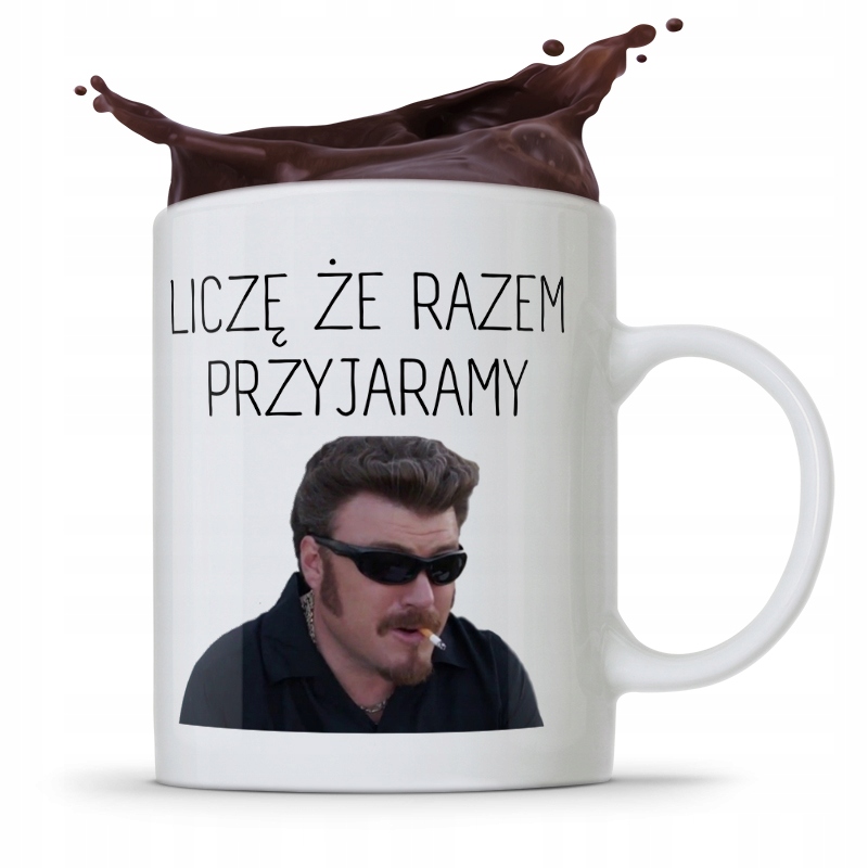 Kubek Prezent Dla Dziewczyny Liczę Żę Razem Z Nadrukiem Ze Zdjęciem