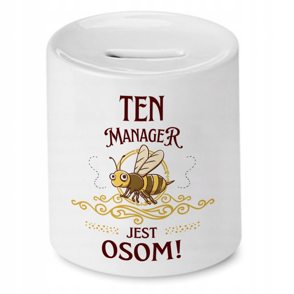 Skarbonka Dla Menagera Na Urodziny Prezent Z Nadrukiem Ze Zdjęciem
