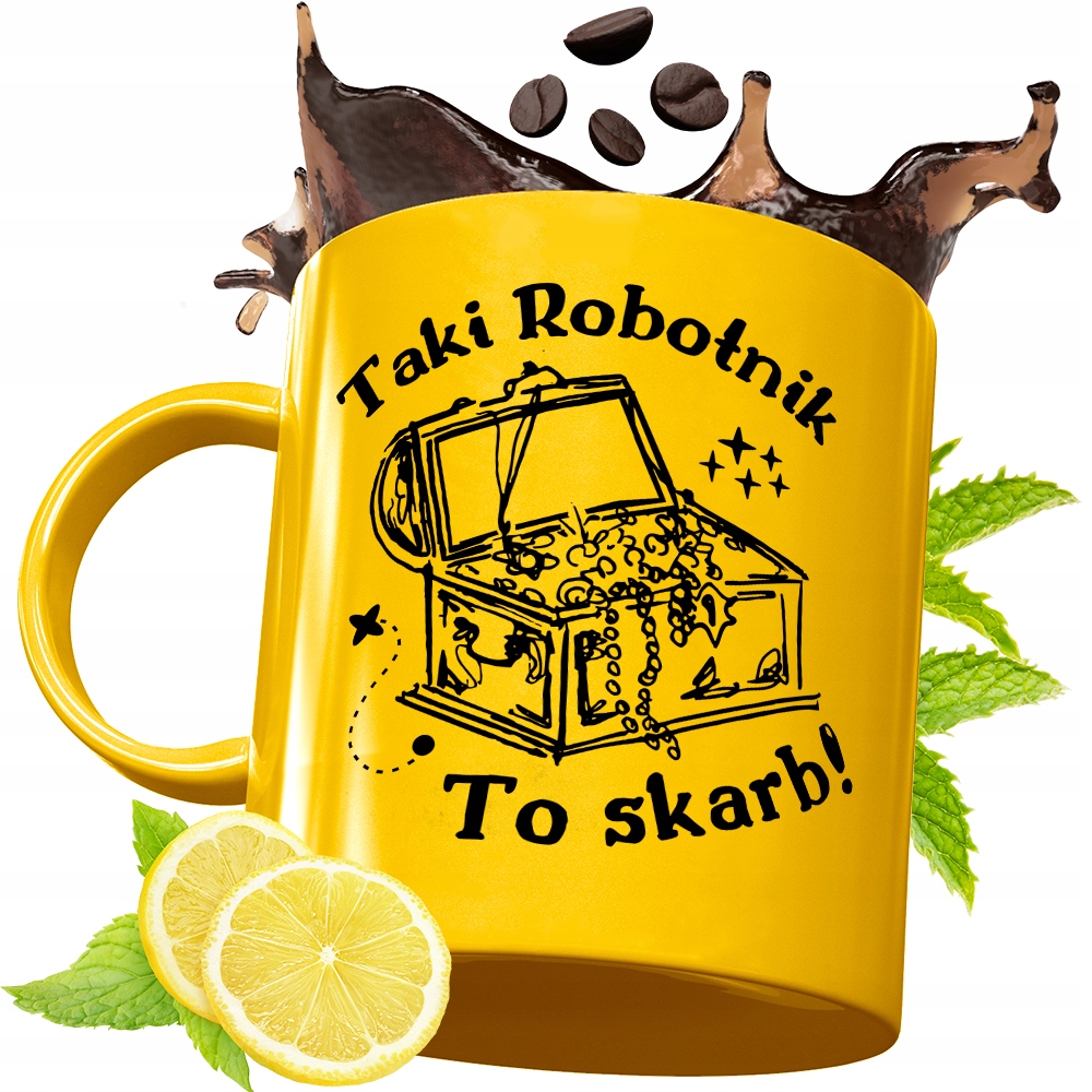 Złoty Kubek Premium Dla Robotnika Na Prezent Z Nadrukiem Ze Zdjęciem