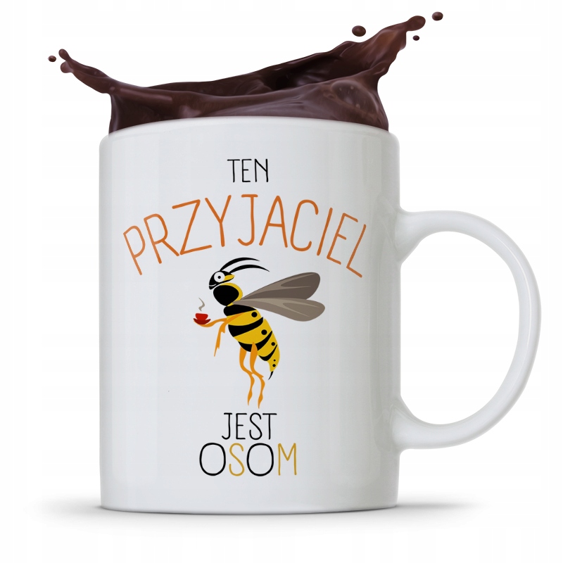 Kubek Prezent Dla Przyjaciela Jest Osom Prezent Z Nadrukiem Ze Zdjęciem