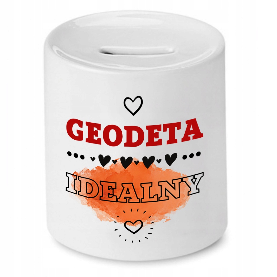 Skarbonka Dla Geodety Geodeta Idealny Prezent Z Nadrukiem Ze Zdjęciem