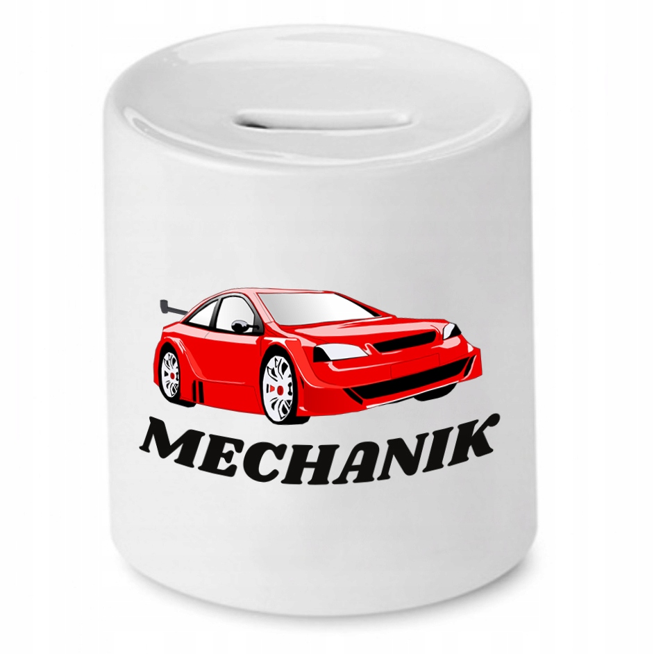 Skarbonka Dla Mechanika Mechanik Mechanic Prezent Z Nadrukiem Ze Zdjęciem