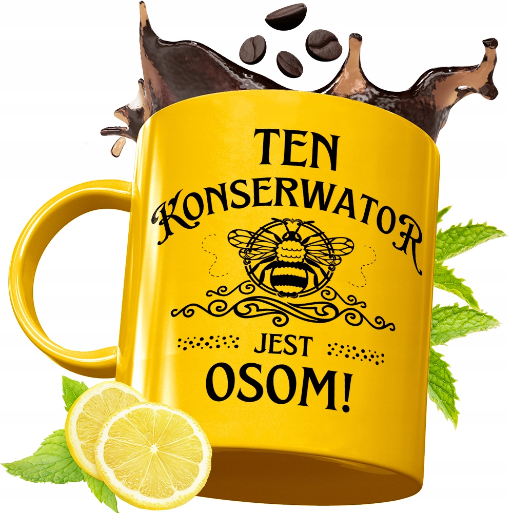 Złoty Kubek Premium Dla Konserwatora Prezent Z Nadrukiem Ze Zdjęciem