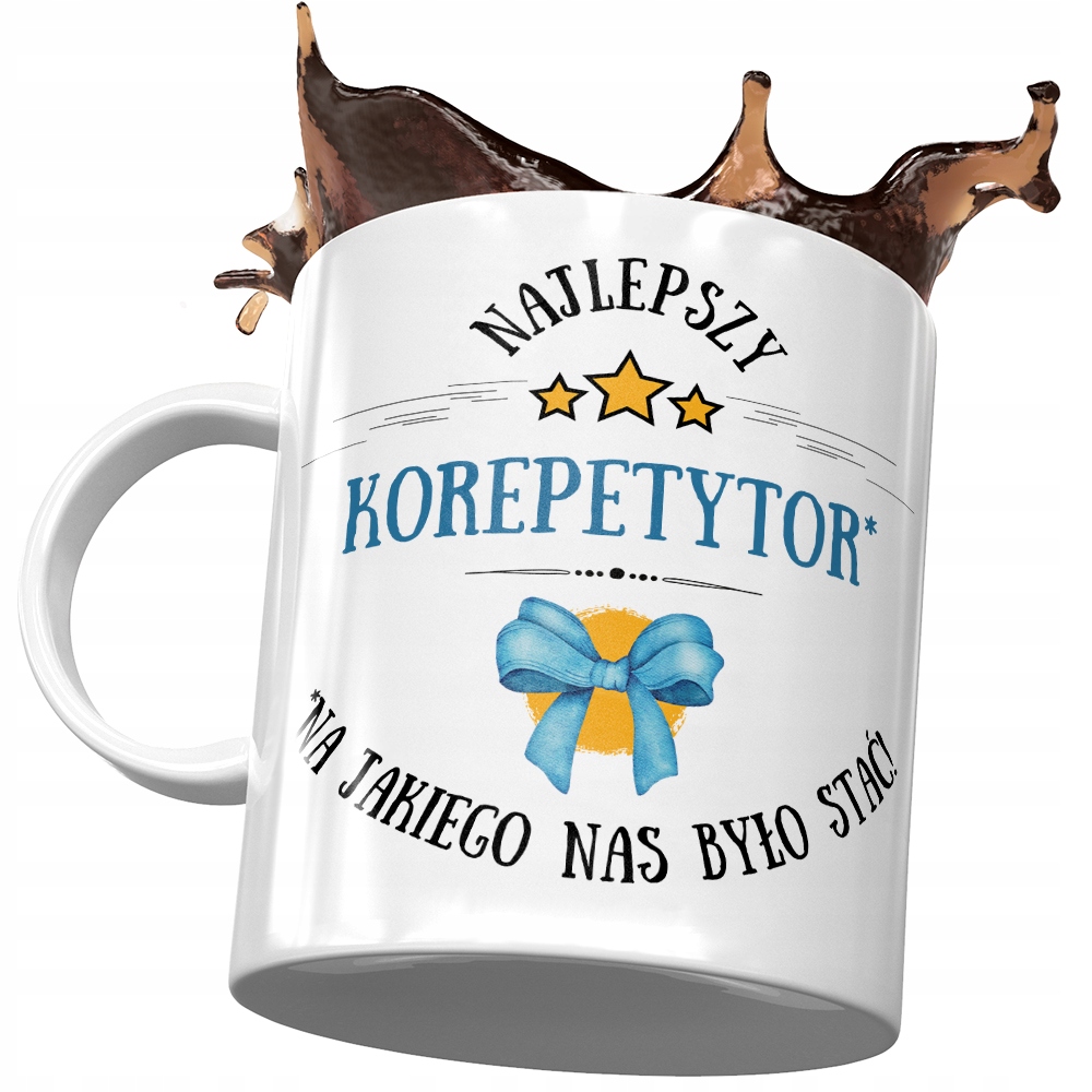 Kubek Dla Korepetytora Najlepszy Korepetytor Z Nadrukiem Ze Zdjęciem