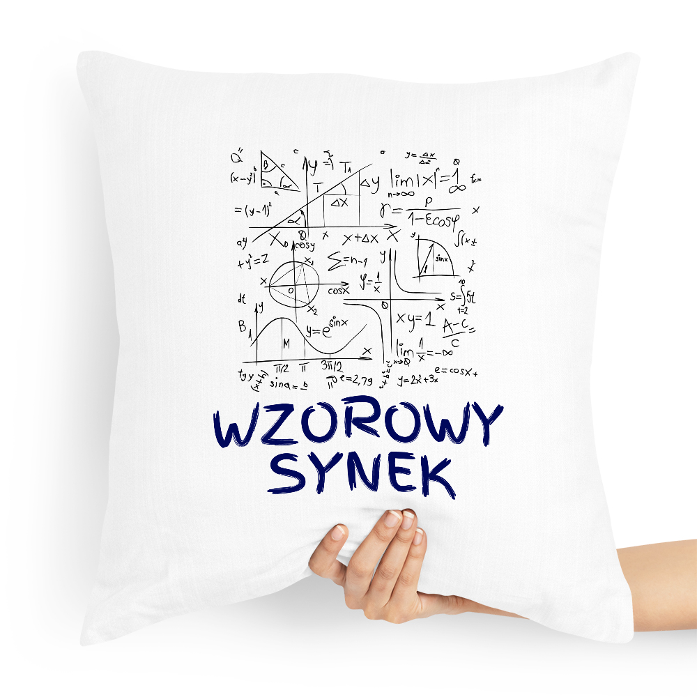 Poduszka Prezent Dla Syna Syneczek Wzorowy Synek Z Nadrukiem Ze Zdjęciem