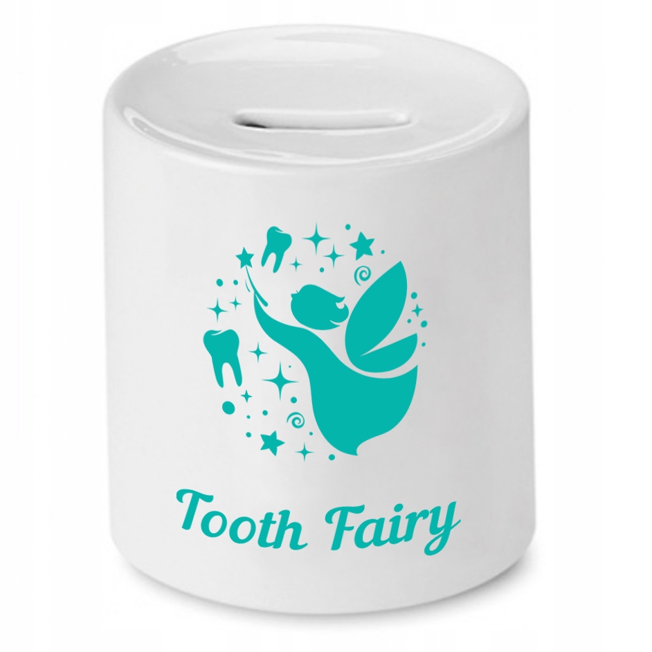 Skarbonka Dla Dentysty Tooth Fairy Prezent Z Nadrukiem Ze Zdjęciem