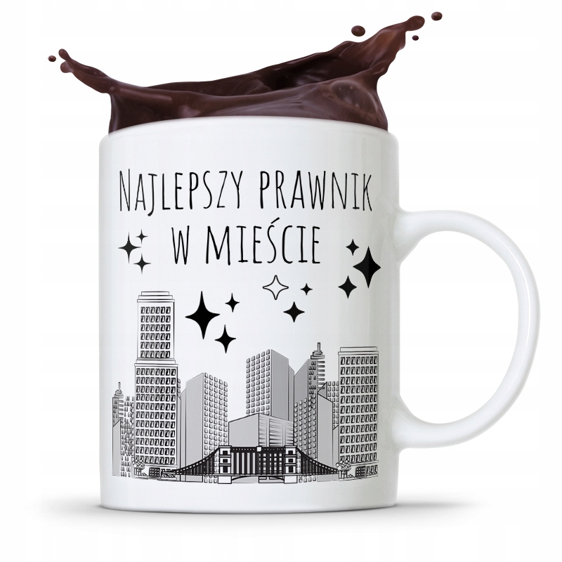 Kubek Prawnika Mecenasa Najlepszy Prawnik Mieście Z Nadrukiem Ze Zdjęciem