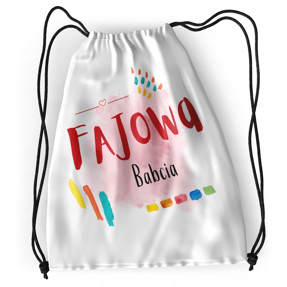 Plecak Dla Babci Sportowy Szkolny Worek Torba Z Nadrukiem Ze Zdjęciem