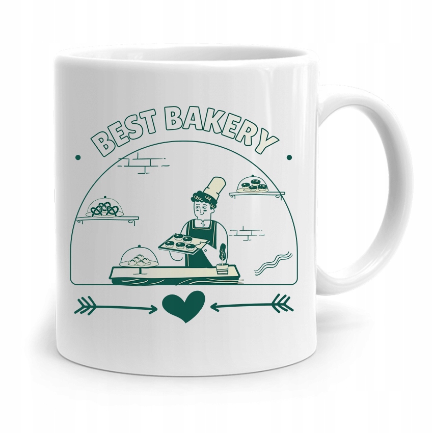 Kubek Prezent Dla Piekarza Best Bakery Z Nadrukiem Ze Zdjęciem