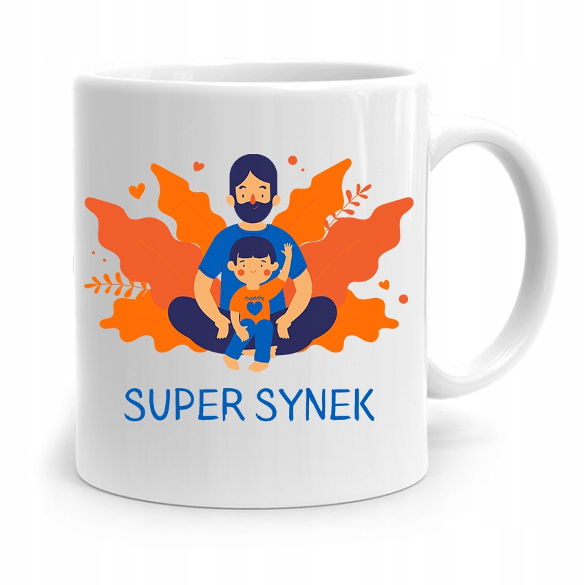 Kubek Prezent Dla Syna Dziecka Super Synek Z Nadrukiem Ze Zdjęciem
