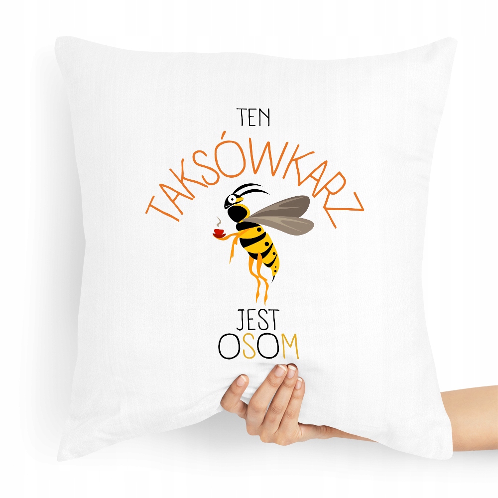 Poduszka Prezent Dla Taksówkarza Jest Osom Z Nadrukiem Ze Zdjęciem