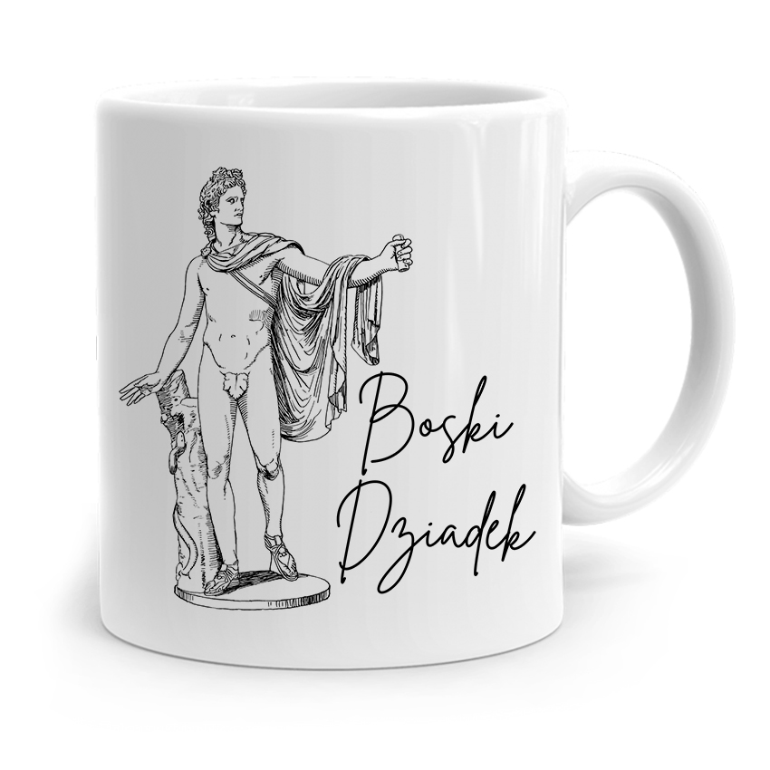 Kubek Prezent Urodzinowy Dla Dziadka Boski Dziadek Z Nadrukiem Ze Zdjęciem