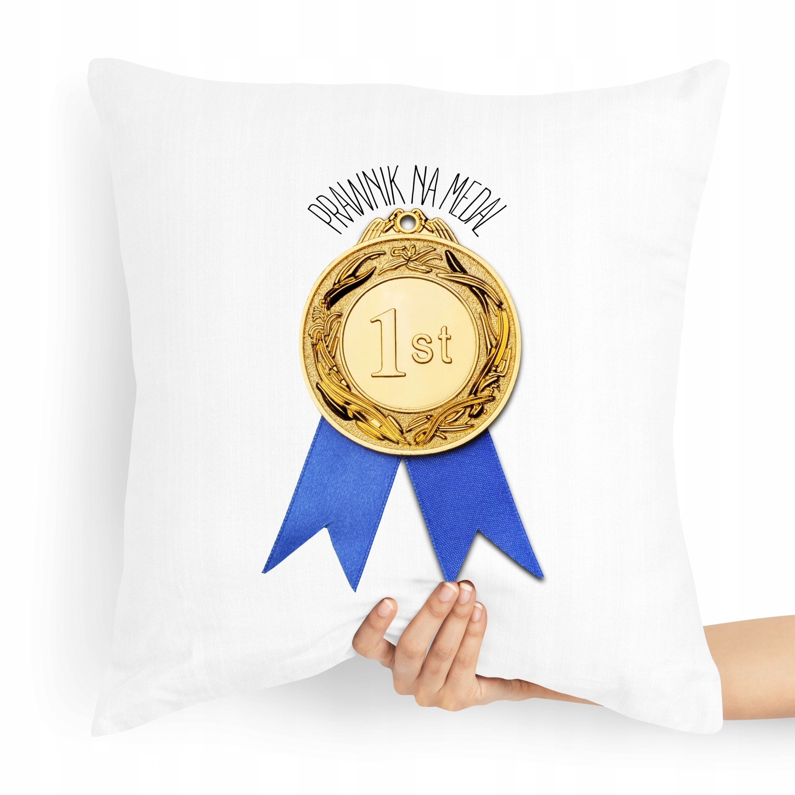Poduszka Prezent Dla Prawnika Prawnik Na Medal #1 Z Nadrukiem Ze Zdjęciem